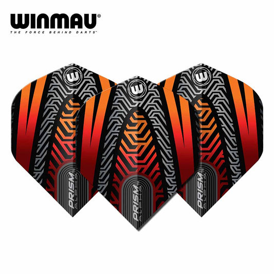 Winmau Prism Alpha Black & Orange Dart Flights