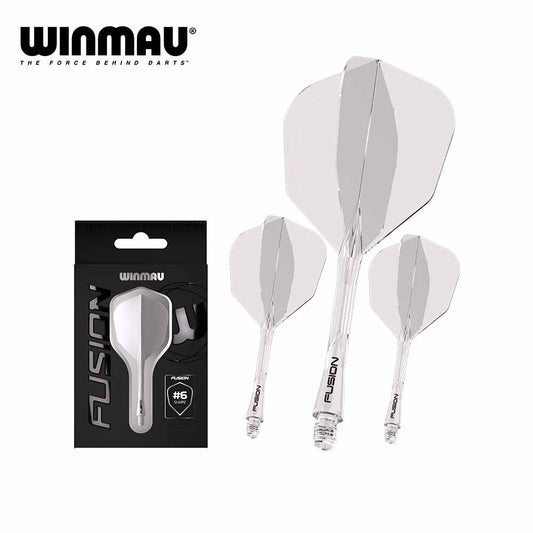 Winmau Fusion #6 Shape Integrated Clear Flight & Shaft