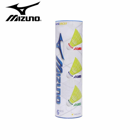 Mizuno MS901 - Synthetic Badminton Shuttlecock (Yellow/Slow)