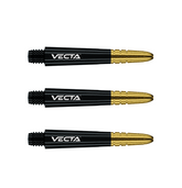 Winmau Vecta Black- Gold Dart Shafts