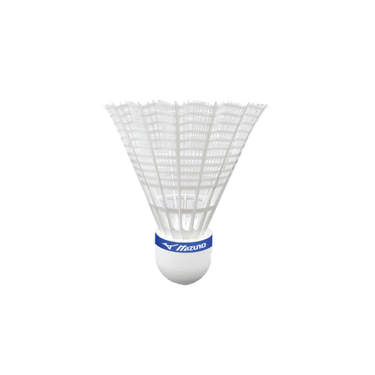Mizuno MS901 - Synthetic Badminton Shuttlecock (White/Slow)