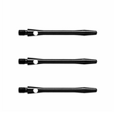 Winmau Anodised Aluminium Black Dart Shafts