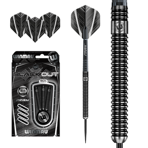 Winmau Blackout 90% Tungsten Alloy Darts