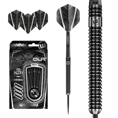Winmau Blackout 90% Tungsten Alloy Darts