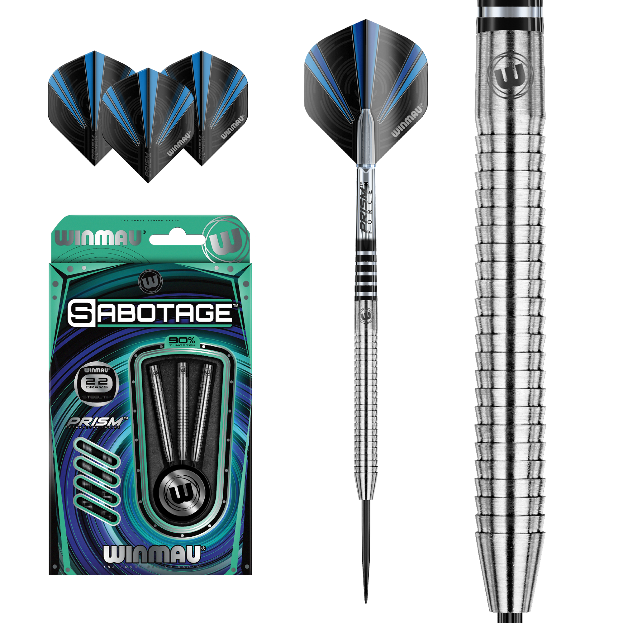 Winmau Sabotage 90% Tungsten Alloy Darts