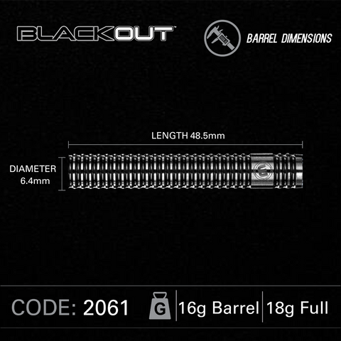 Winmau Blackout 90% Soft Tip Darts