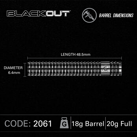 Winmau Blackout 90% Soft Tip Darts