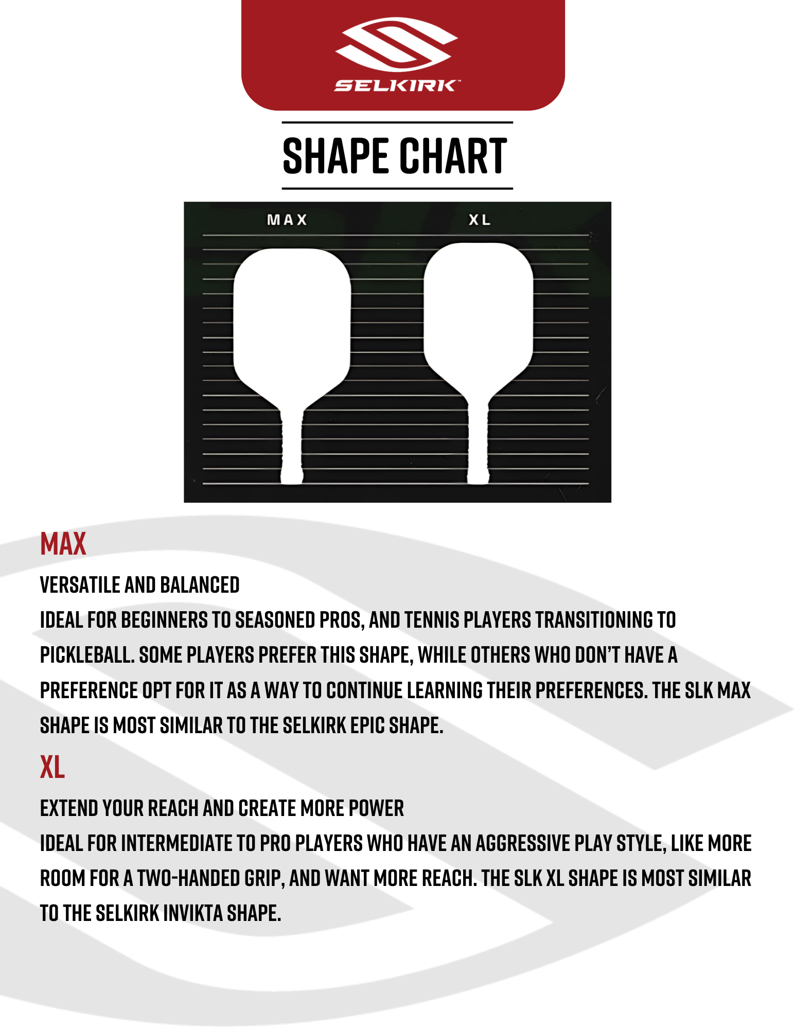 SLK Nexus - Max Pickleball Paddle