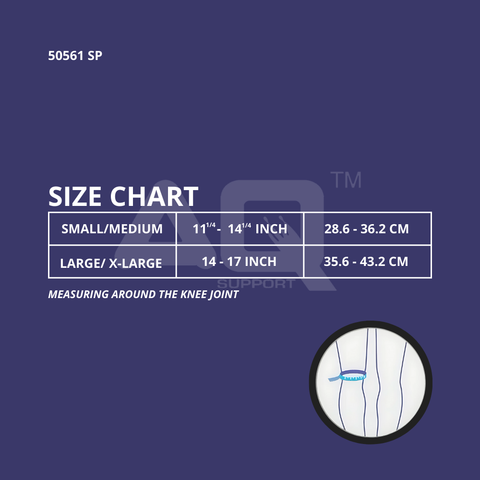 AQ Adjustable Knee Stabilizer W/stays