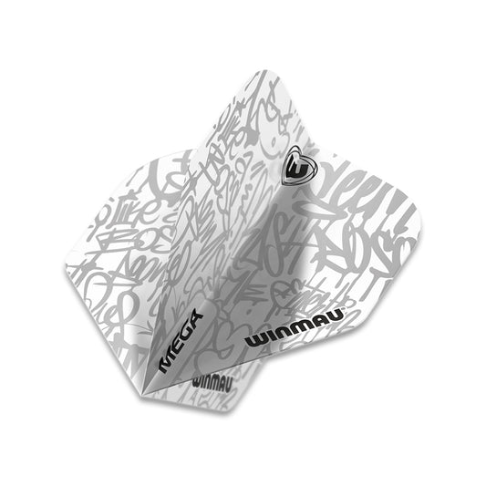 Winmau Mega Standard White Dart Flights