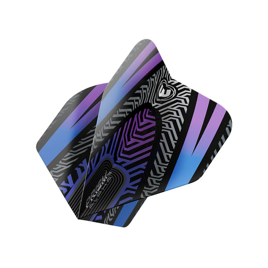 Winmau Prism Alpha Black & Purple Dart Flights