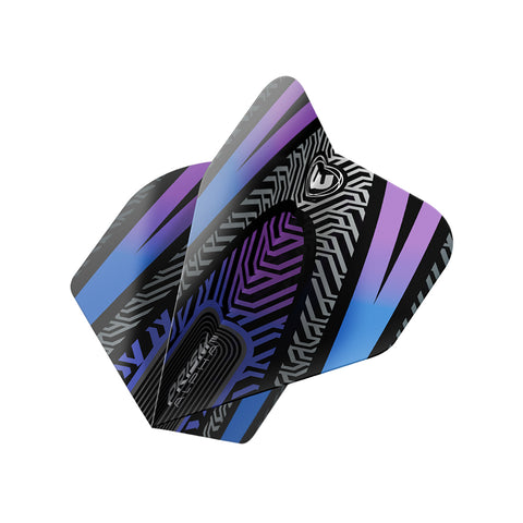 Winmau Prism Alpha Black & Purple Dart Flights