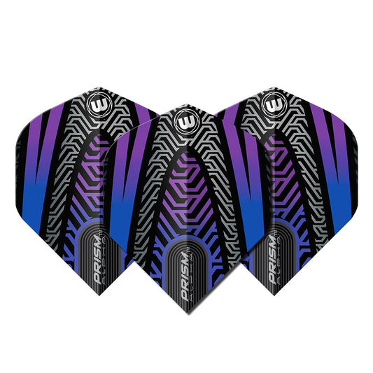 Winmau Prism Alpha Black & Purple Dart Flights