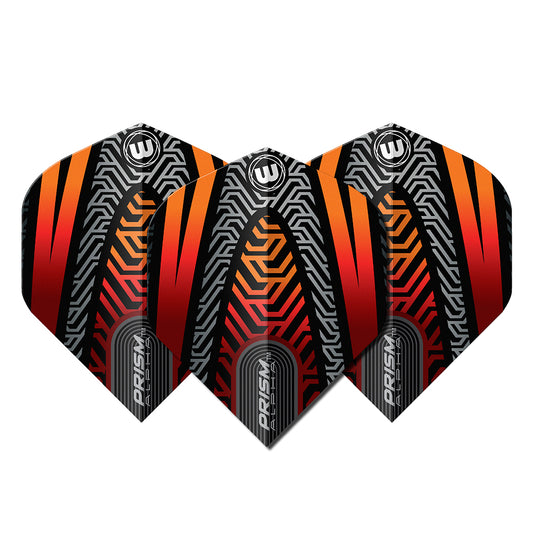 Winmau Prism Alpha Black & Orange Dart Flights