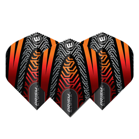 Winmau Prism Alpha Black & Orange Dart Flights