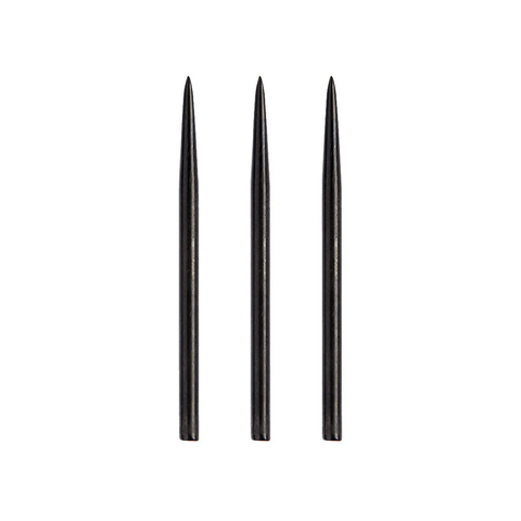 Winmau Extra Long Black Steel Tip Points - 41mm