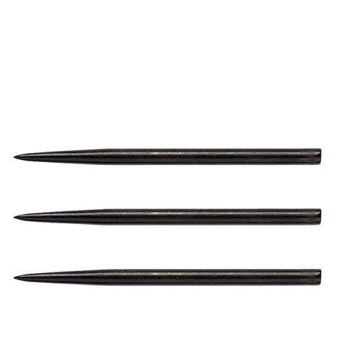 Winmau Extra Long Black Steel Tip Points - 41mm