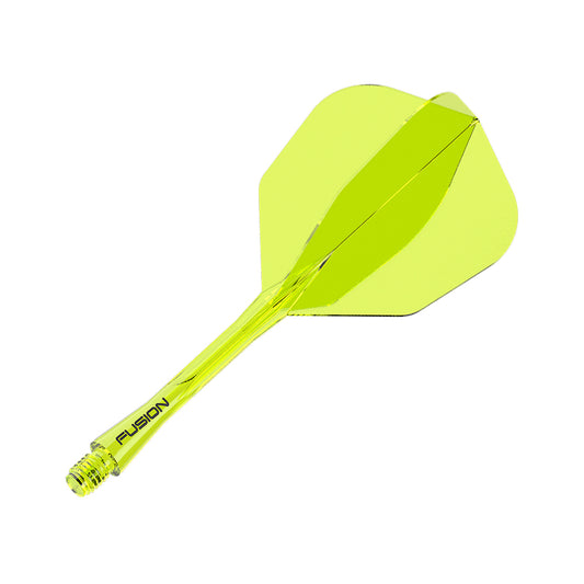 Winmau Fusion #6 Shape Integrated Yellow Flight & Shaft