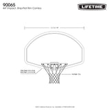 Lifetime 44" Backboard and Rim Combo