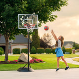 LIFETIME 30" Polycarb Adjustable System Youth Portable Basketball Hoop