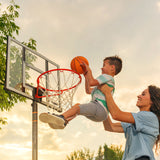LIFETIME 30" Polycarb Adjustable System Youth Portable Basketball Hoop