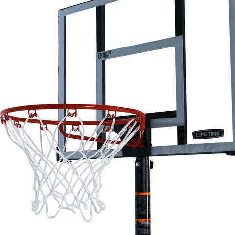 LIFETIME 30" Polycarb Adjustable System Youth Portable Basketball Hoop