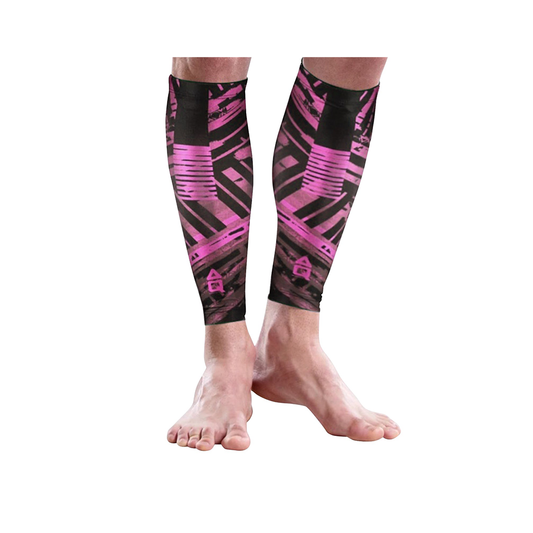 AQ Compression Calf Sleeve (City Pink)