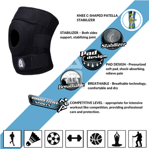 AQ Adjustable Knee Stabilizer