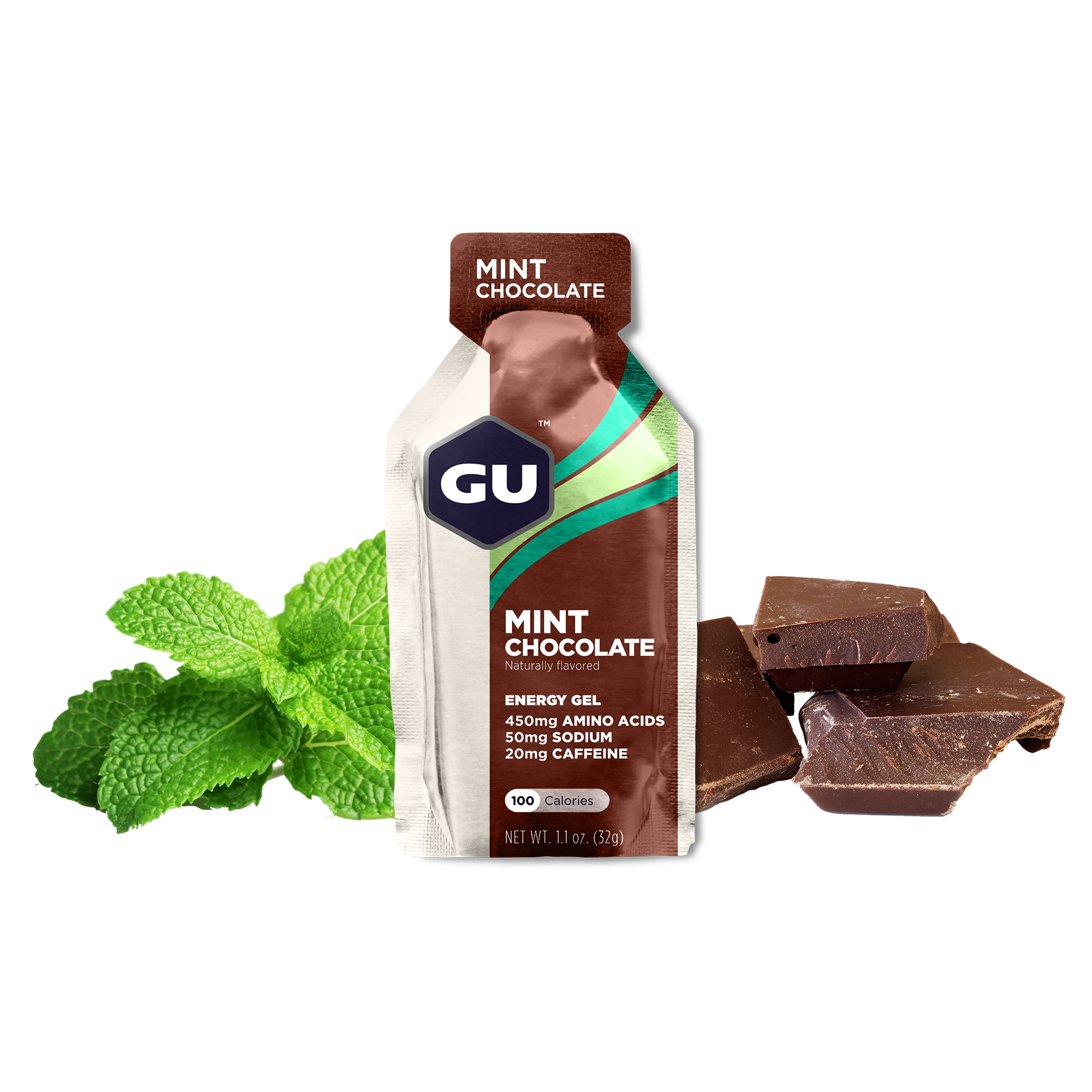 GU Mint Chocolate Energy Gel (Best by: January 2024)