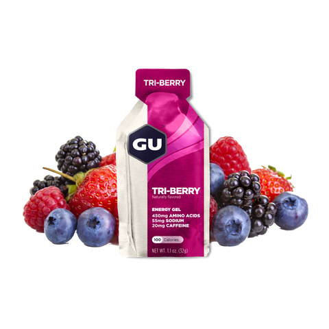 GU Tri Berry Energy Gel (Best by: May 2024)