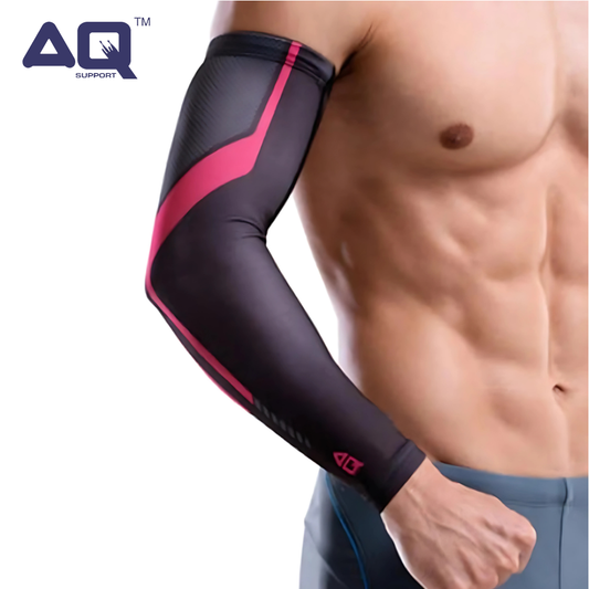 AQ Compression Arm Sleeve (Classic Pink)