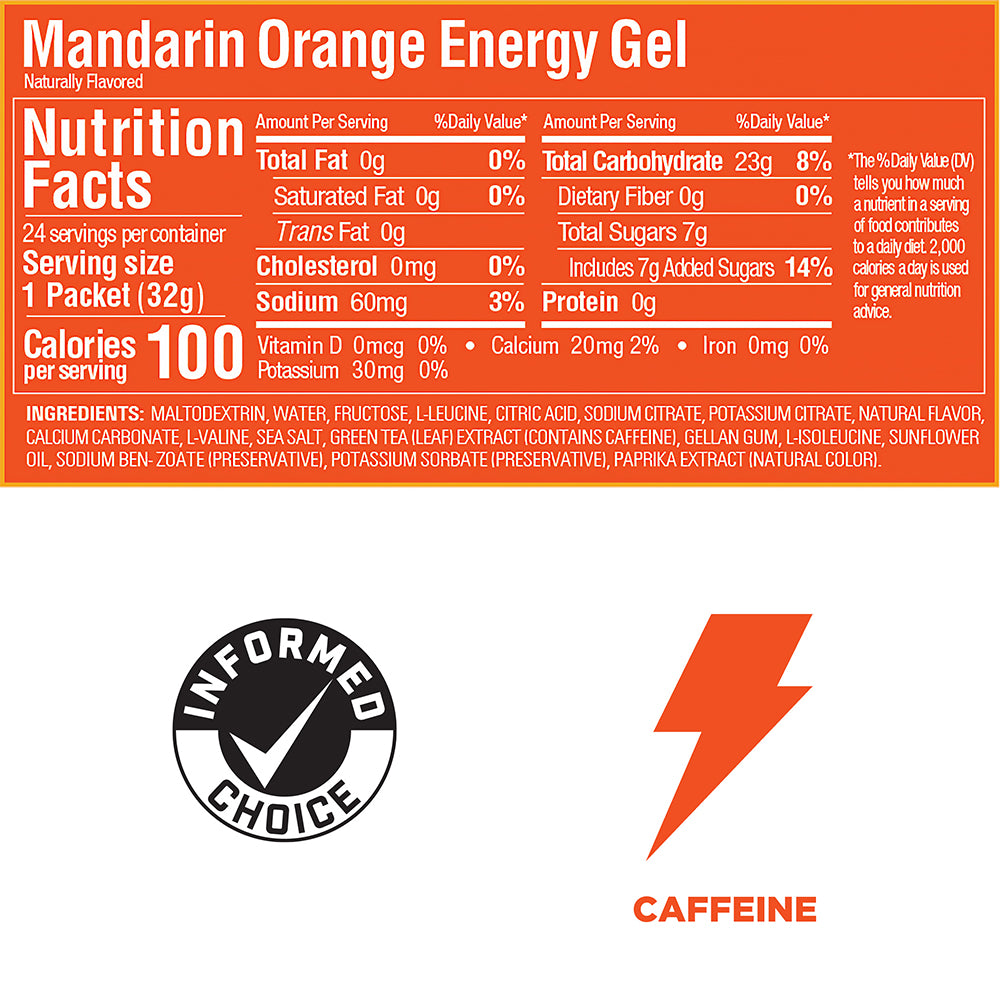 GU Mandarin Orange Energy Gel