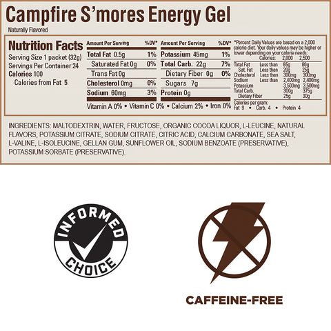 GU Campfire S'mores Energy Gel