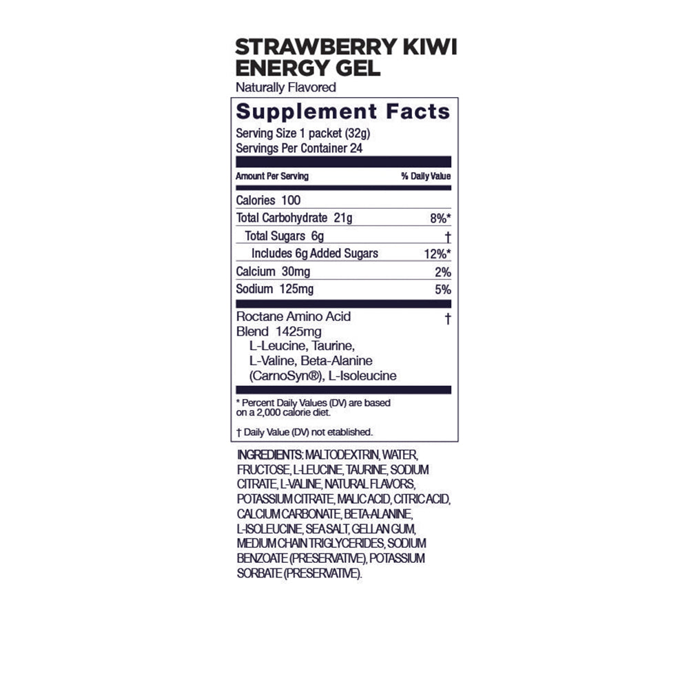 GU Strawberry Kiwi Roctane Energy Gel