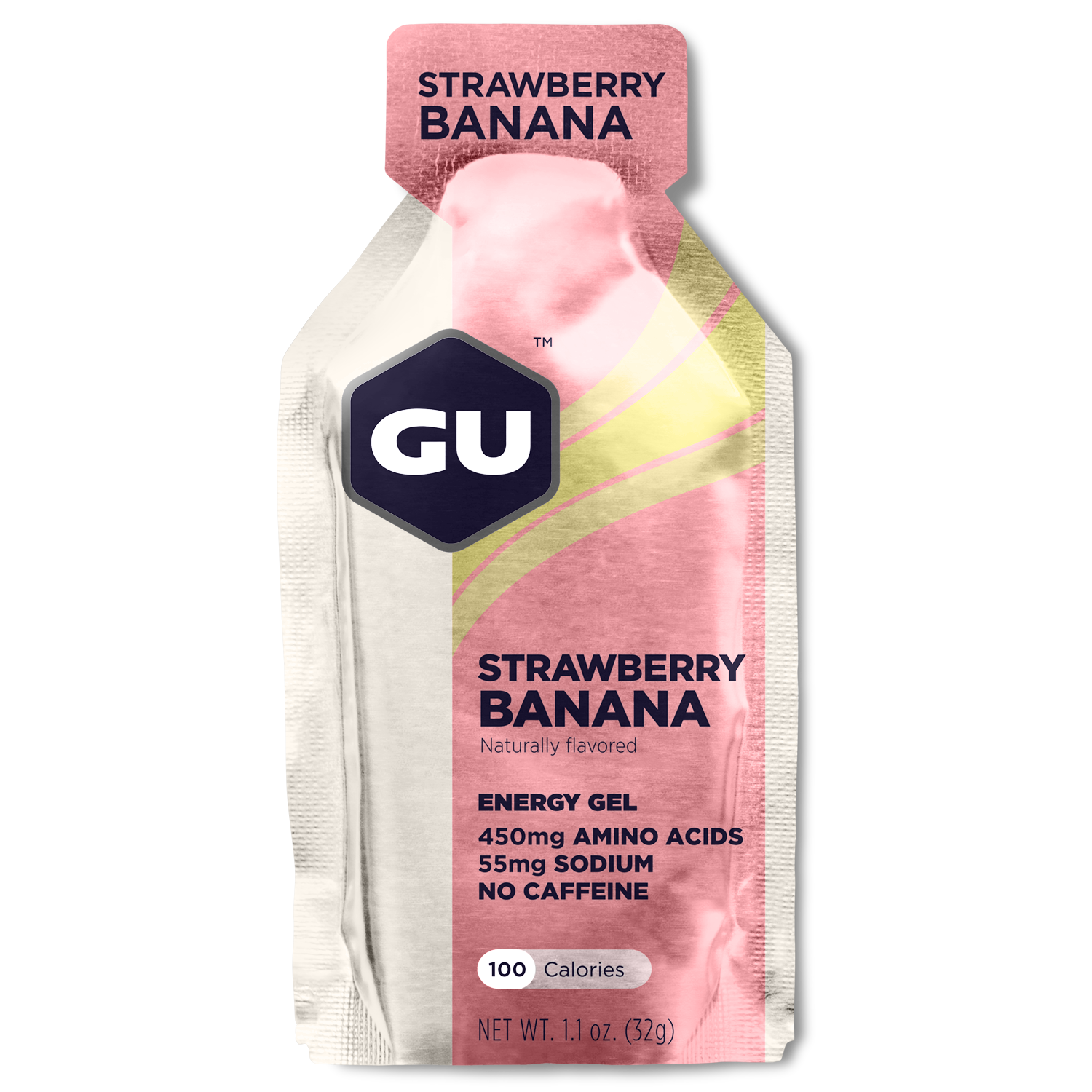 GU Strawberry Banana Energy Gel (Best by: January 2024)