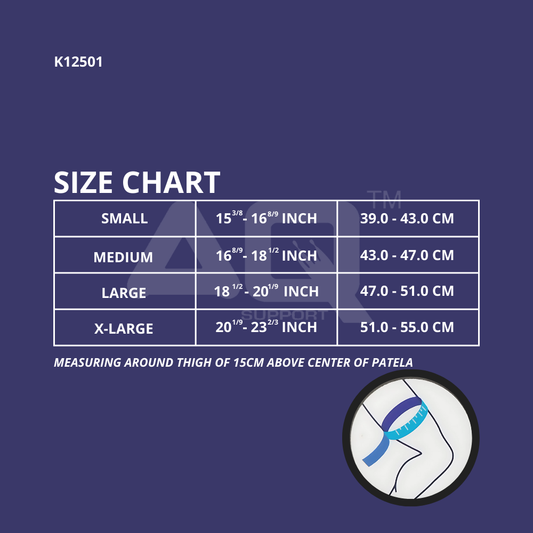 AQ Kinetic Energy Elastic Knee Support 2.0