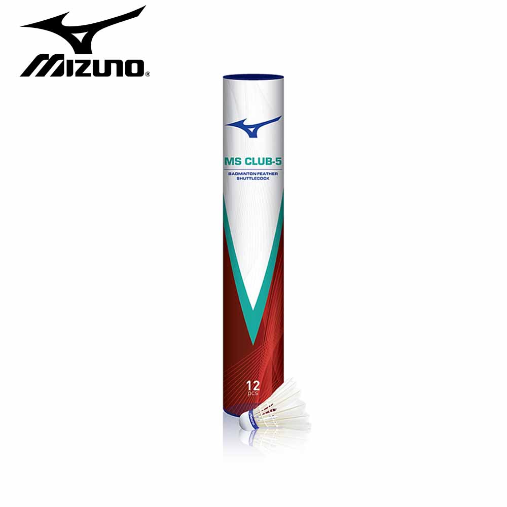 Mizuno MS Club-5 Thick-stem Duck Feather Badminton Shuttlecocks (Sold per piece)