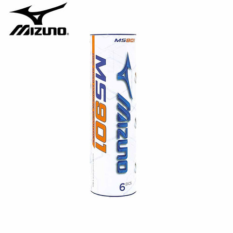 Mizuno MS901 - Synthetic Badminton Shuttlecock (White/Slow)