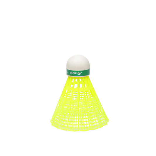 Mizuno MS901 - Synthetic Badminton Shuttlecock (Yellow/Slow)