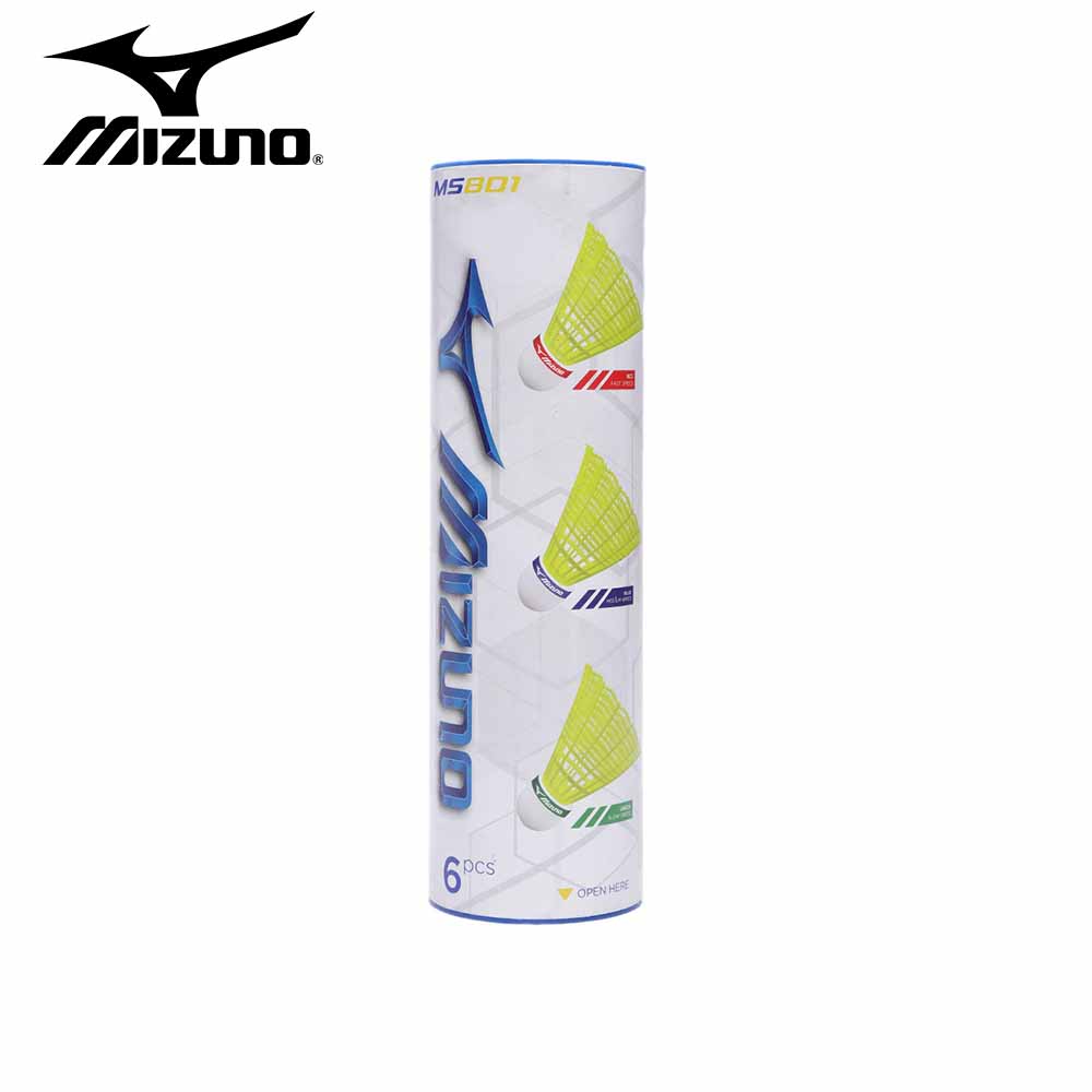 Mizuno MS901 - Synthetic Shuttlecock Yellow/Medium (Sold per piece)