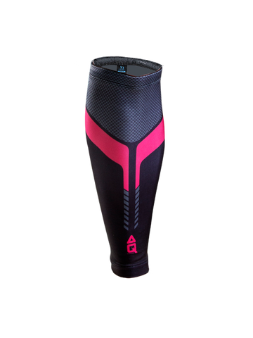 AQ Compression Calf Sleeve (Black Powder Pink)