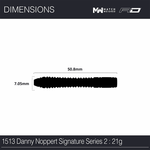 Winmau Steel Tip Tungsten Danny Nopper SE 2.0