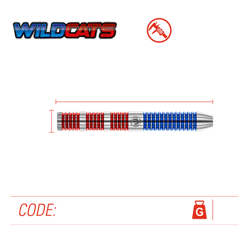 Winmau Wildcats Steel Tip Darts