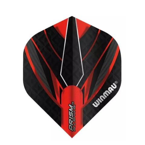 Winmau Prism Alpha Red & Black Dart  Flights