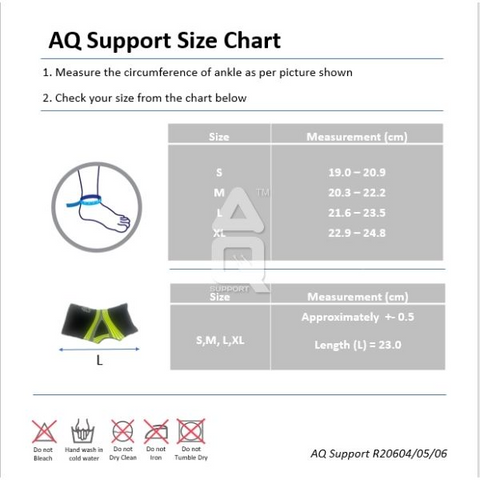 AQ Floating Run Compression Ankle Sleeve