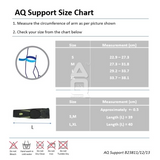 AQ Impact Resistant Reinforced Elbow Pads (Black)