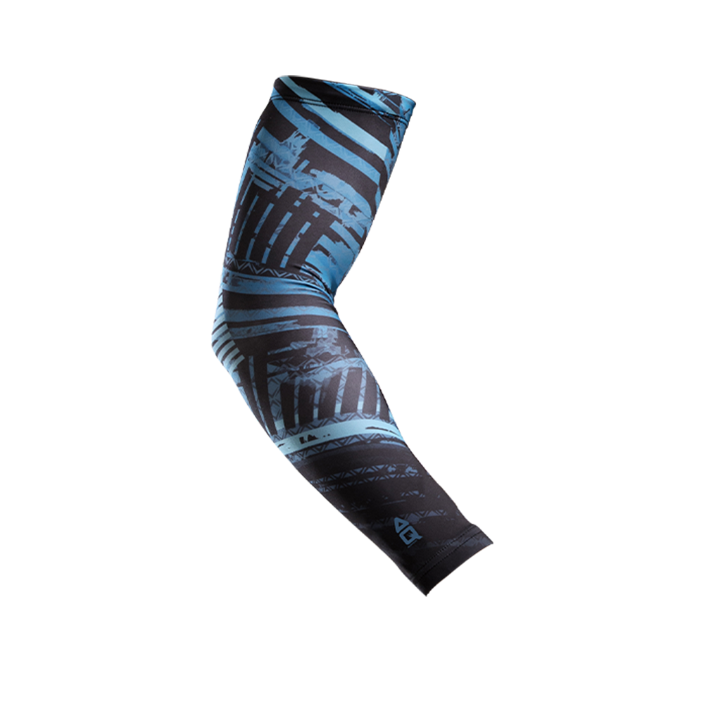AQ Compression Arm Sleeve (Black City Blue)