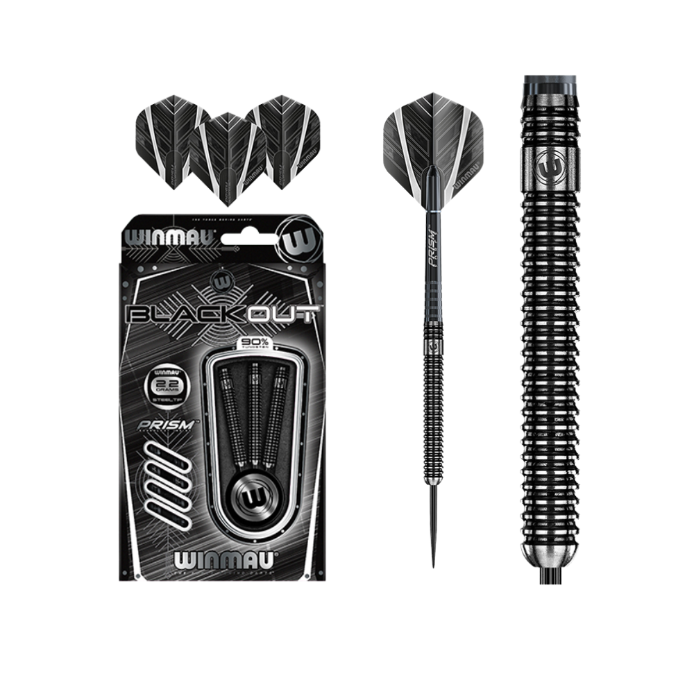 Winmau Blackout Steel Tip Darts