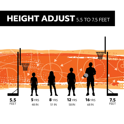 Lifetime 32" Youth Adjustable Portable Basketball Hoop