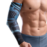 AQ Compression Arm Sleeve (Black City Blue)